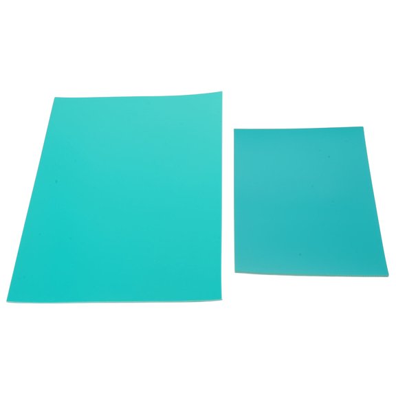CRILSTYLEO 2Pcs Rubber Carving Blocks Green Bendable Crafting Mat for Printmaking and Stamping