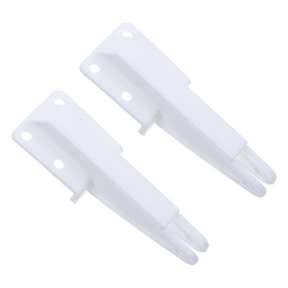 CRILSTYLEO 2Pcs White Screen Door Jamb Bracket Replacement for Residential Door Closer Hardware