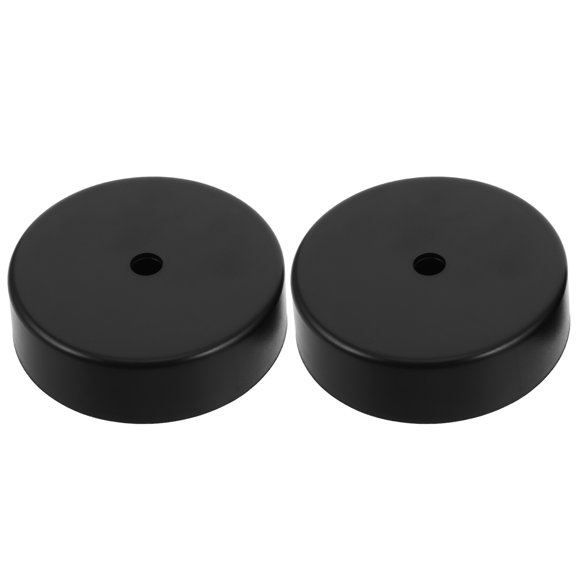 CRILSTYLEO 2Pcs Black Clock Case 85mm Diameter with High Torque Quartz Mechanism