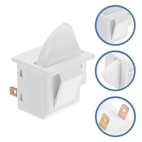 CRILSTYLEO 2Pcs White Refrigerator Door Light Switch with Automatic on Off for Fridge Use