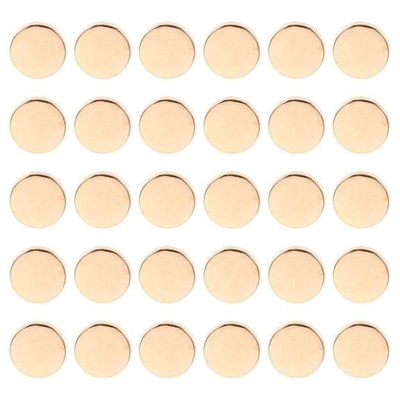 CRILSTYLEO Zinc Alloy Blazer Buttons, Golden, Vintage Round, for Sewing, 30Pcs