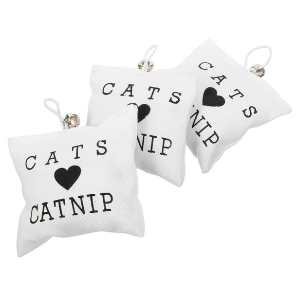 CRILSTYLEO 3Pcs Catnip Toys Cotton Reaction Ability Training Indoor Play Random Color