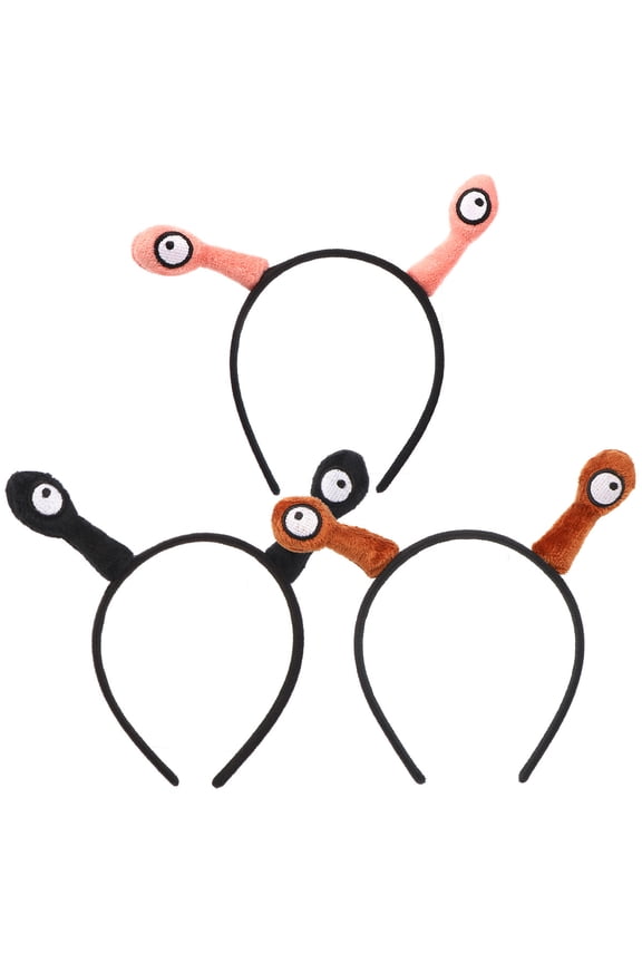 3Pcs Insect Antennal Shape Animal Hair Band Lightweight Fabric Headwear for Parties