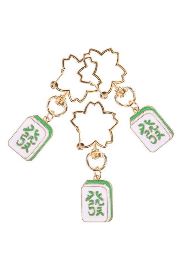 Back to School Key Ring Zinc Alloy 3pcs Chinese Keychain For Phones And Car Keys