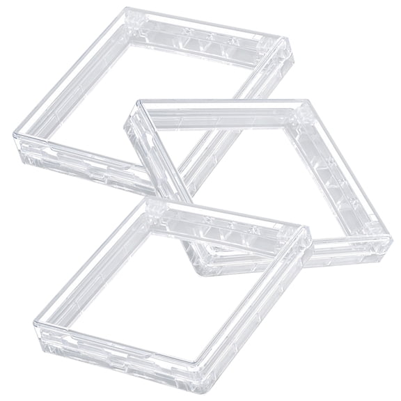 CRILSTYLEO 3Pcs Waterproof Wall Socket Box Transparent ABS Protector for Bathroom and Kitchen Use