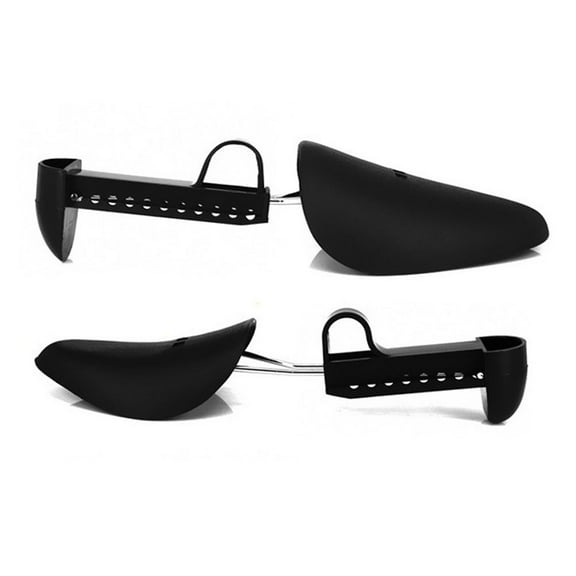 CRILSTYLEO 4Pair Durable Plastic Shoe Expander Black Adjustable Lightweight Shoe Holder