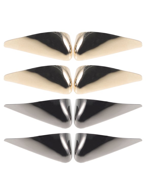 Elegant Metal Toe Cap for Shoes, Anti-Collision, Seamless Design, Durable, 4Pair