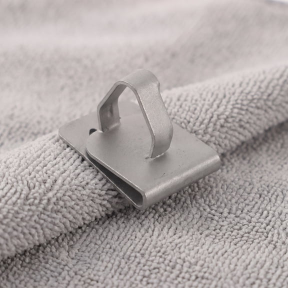 CRILSTYLEO Automotive Transmission Retainer Plated Silver Metal for Engine Guard Fastener 4Pcs
