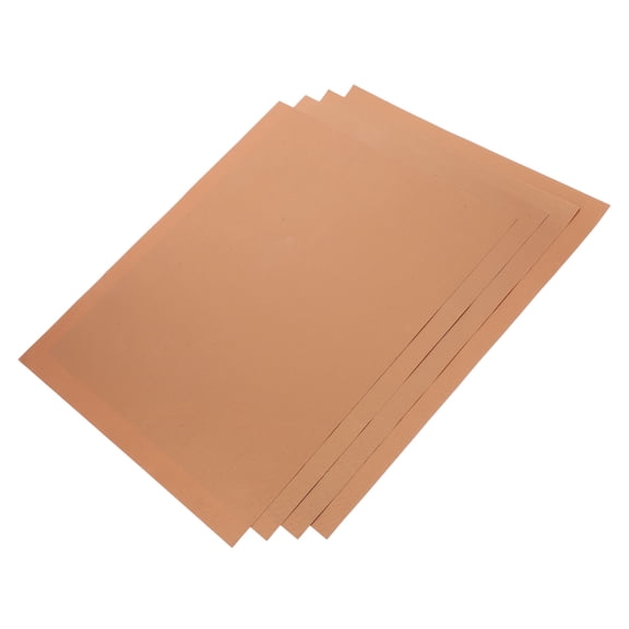 CRILSTYLEO 4Pcs Grill Heat Shield Mat for Outdoor Bbq Nonstick Heat Resistant Copper Color