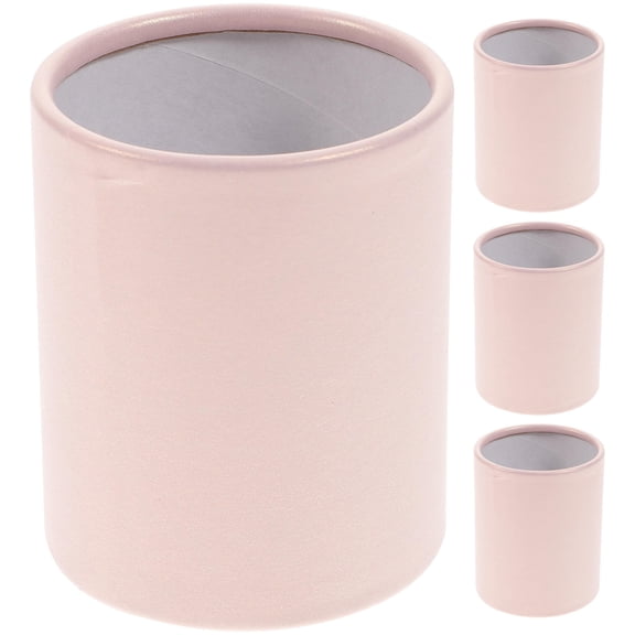 CRILSTYLEO 4Pcs Pink Paperboard Flower Boxes for Stylish Bouquet and Event Decoration