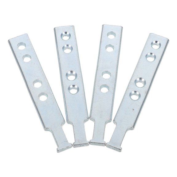 CRILSTYLEO 4Pcs Plated Silver Galvanized Pivot Bar for Tilt Window Sash with High Durability and Load Bearing