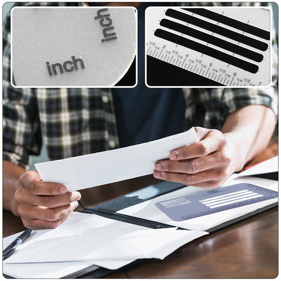 CRILSTYLEO Envelope Addressing Stencil Letter Guiding Multi PP 4pcs