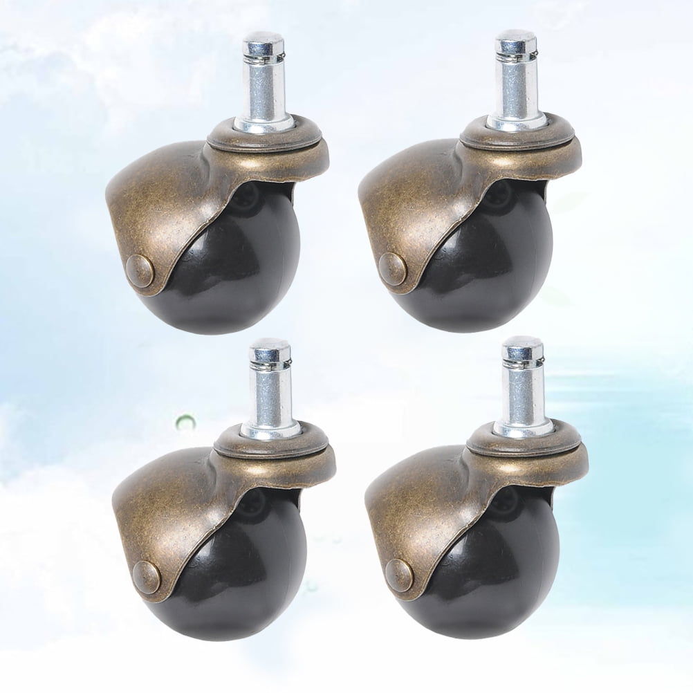 CRILSTYLEO 4-Pack Swivel Caster Wheels Replacement for Office Chairs, Home Furniture, Desks, and Rolling Equipment