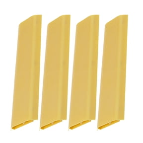 CRILSTYLEO 4Pcs Yellow Wire Storage Box Cable Organizer with Cover and Multi Slot Design for Home Use