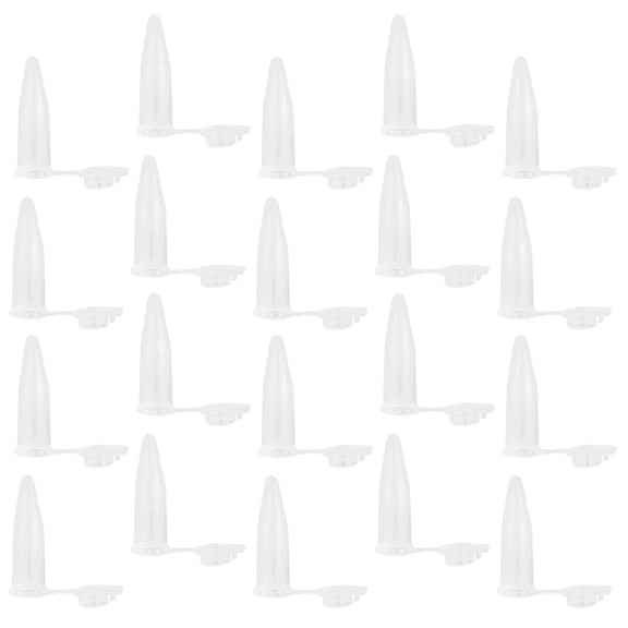 CRILSTYLEO 500PCS Transparent Plastic Centrifuge Tubes for Storage with Accurate Measurement Scale and Tight Lids 1.5ml