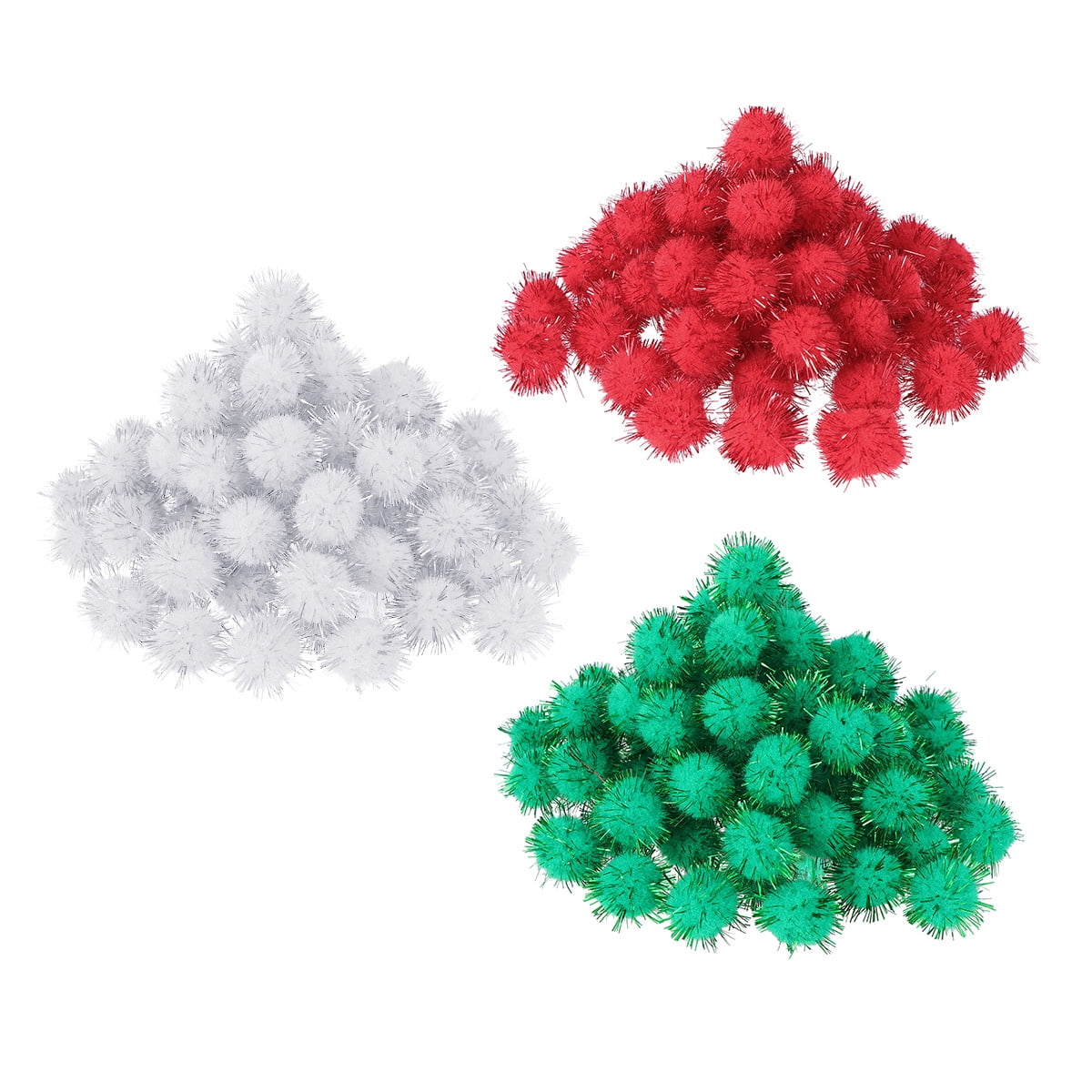 TOAOB 1900 Pompons Multicolores 1.5cm + 100 Yeux Mobiles - Kit Loisirs Créatifs Bricolage Enfant Adulte