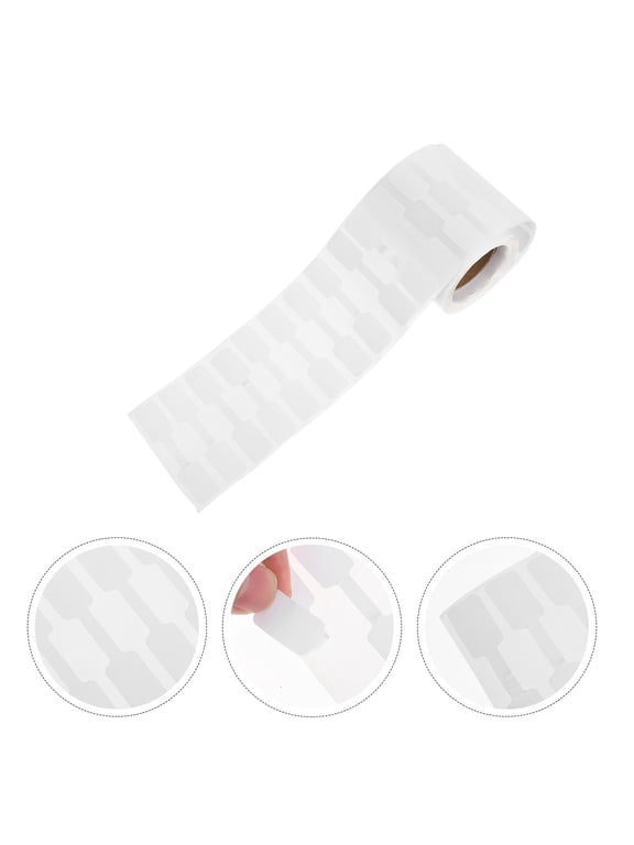 500 Pcs White Jewelry Price Tags, Writable Self-Adhesive Labels, Tear-Resistant Stickers for Retail Display Use