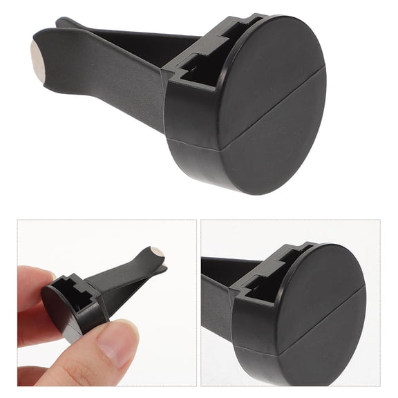 CRILSTYLEO 50-Pack Black Metal Car Vent Clips for Air Freshener, and Sturdy Air Outlet Holders for Vehicle Use