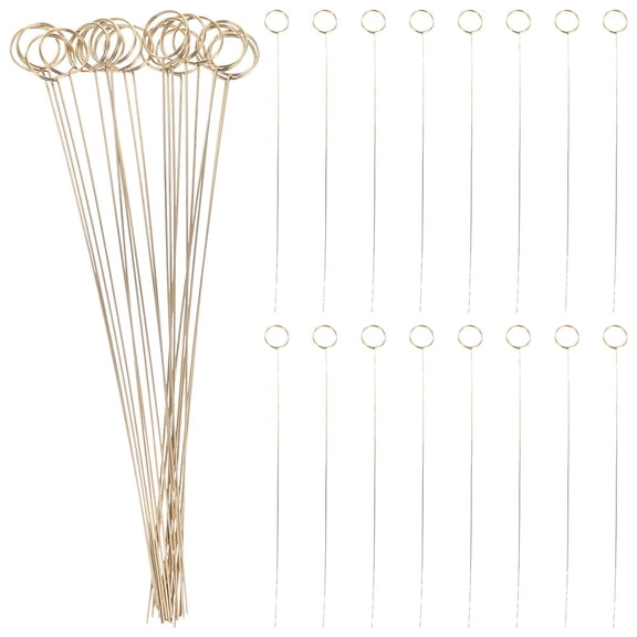 CRILSTYLEO 50-Pack Floral Place Card Holders Metal Table Decor for Mother's Day, Birthdays, Weddings and Special Events