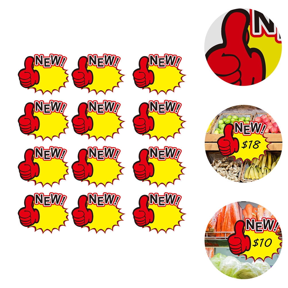 CRILSTYLEO 50pcs Removable Label Stickers Small Tags for Garage Sale ...