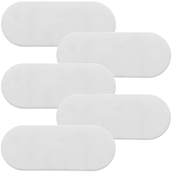 CRILSTYLEO 5Pcs Adhesive Remote Holder Punch Free Wall Mounted Hook for Easy Installation White