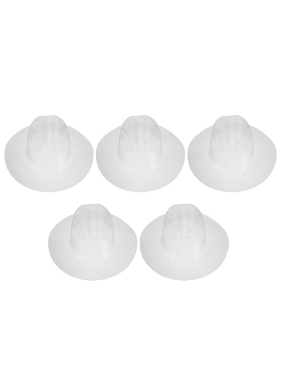 5Pcs Plastic Cowboy Hat Stand for Display with Clear Design and Shape Protection