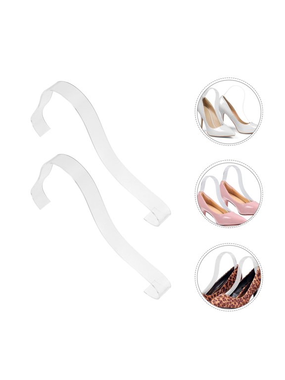 5pcs Acrylic Sandal Shoe Display Rack for Store Presentation
