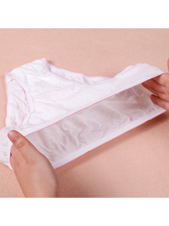5pcs Women's Cotton Underwear High Waisted Disposable Briefs Safe for Skin Multi for Postpartum Care