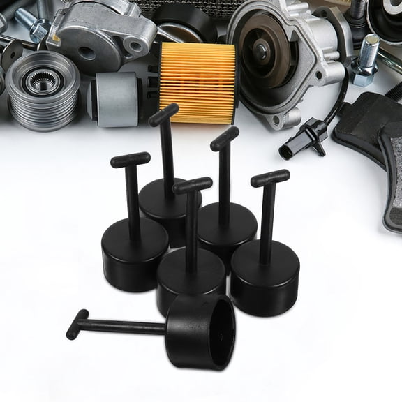 CRILSTYLEO 6Pcs Black Plastic T Shape Wrench for Lamp Holder Socket and Light Fixture Maintenance