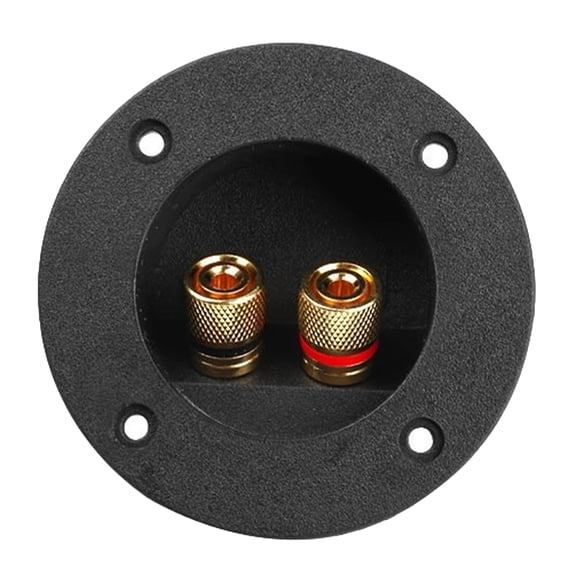CRILSTYLEO 6Pcs Speaker Box Terminal Plates Black for Quick Car Speaker System Setup
