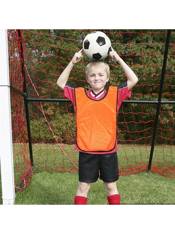 Youth Training Vest Assorted Color Poly Mesh Durable Versatile Sports Equipment