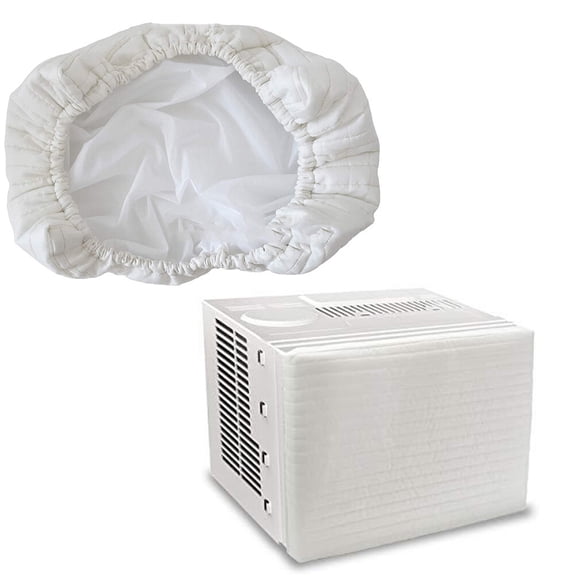 CRILSTYLEO Air Conditioner Cover Indoor Air Conditioner Cover Beige Wind Block For Living Room 1Set