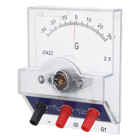 CRILSTYLEO Analog Dc Voltage Meter for Home Use with Stable Output Transparent Design for Physics Lab Experiments