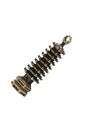 Antique Brass Tower Keychain Pendant Charm for Crafts, Keyring Accessories, and Decorative Use in Assorted Colors