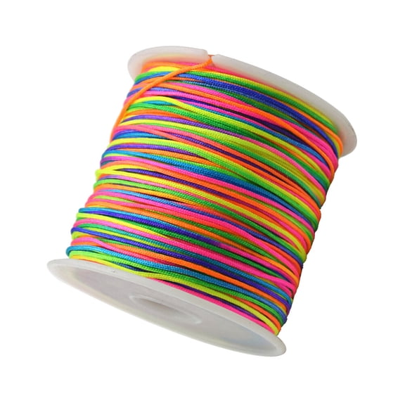 CRILSTYLEO Assorted Color Knot Thread for DIY Bracelets and Delicate Arts and Crafts Projects