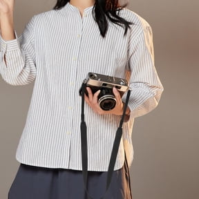 CRILSTYLEO Ergonomic Black Camera Shoulder Sling Adjustable and Durable for Outdoor Photography