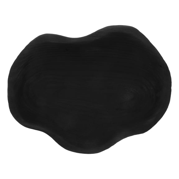 CRILSTYLEO Black Wood Birdbath Bowl for Outdoor Garden with Butterfly Watering Station and Tabletop Hummingbird Feeder
