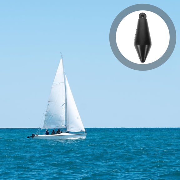 CRILSTYLEO Boat Anchor Buoy Black Rubber Boat Bumper for Docking and Marine Adventure