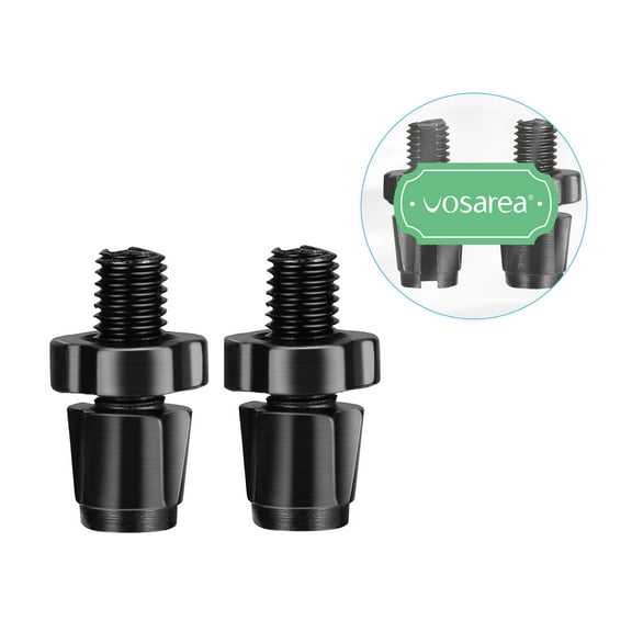 CRILSTYLEO Brake Screw For Folding Bike Maintenance Black 2 Pcs