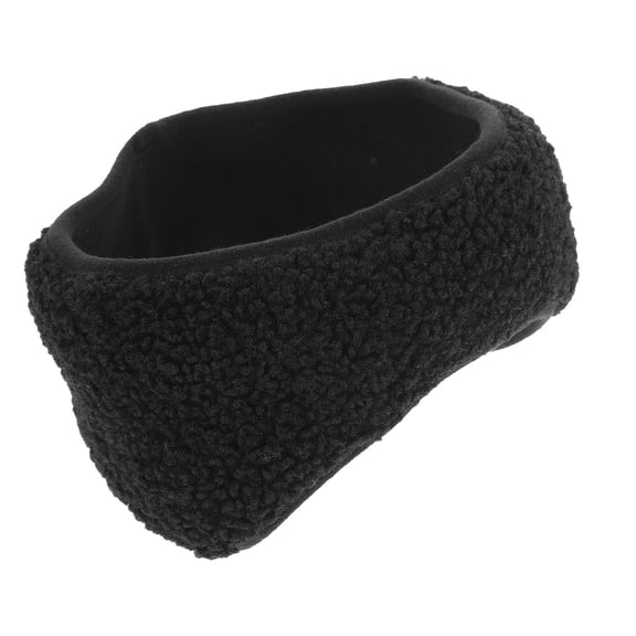 CRILSTYLEO Black Breathable Winter Ear Warmer Headband for Windproof Warmth in Outdoor Sports and Cold Weather Activities