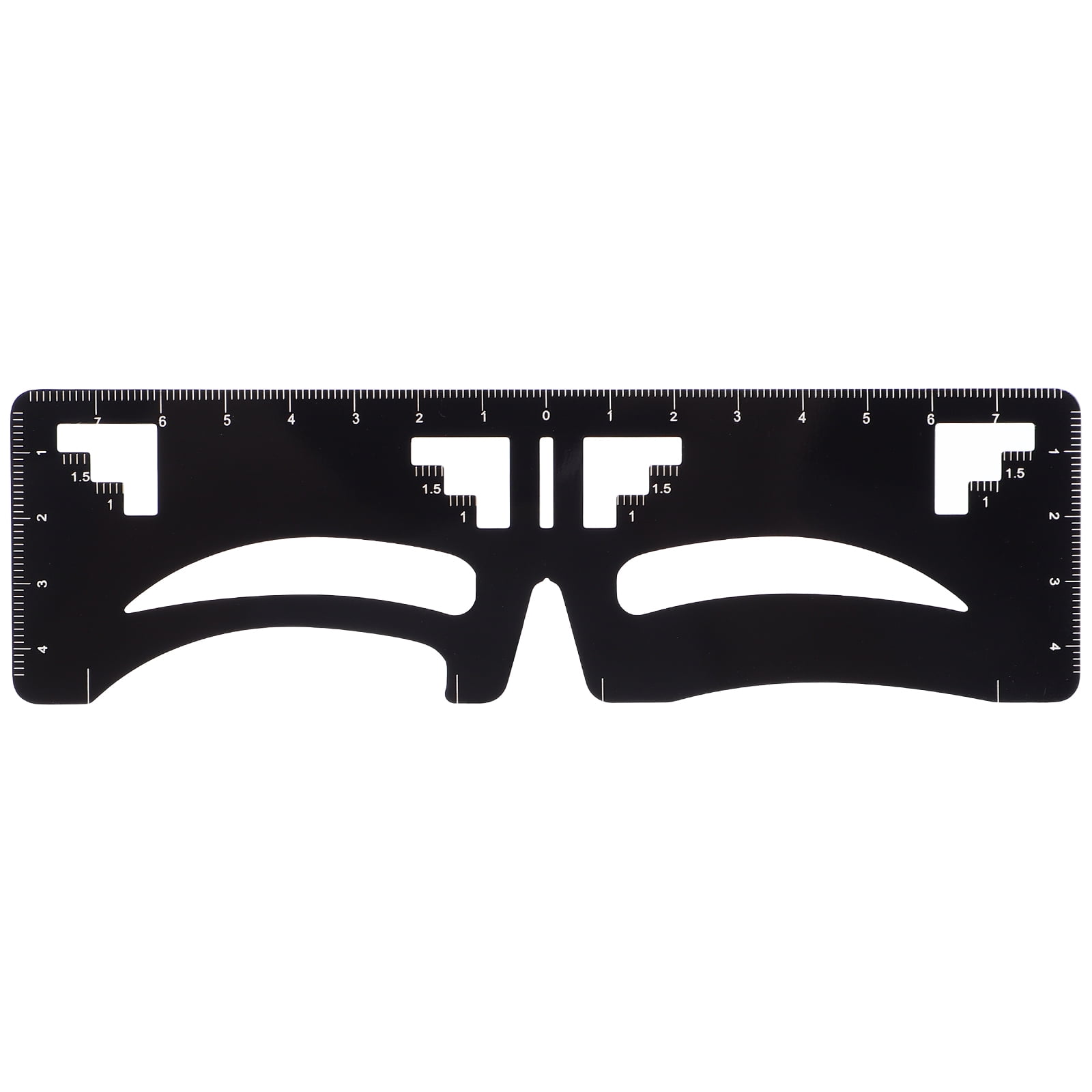 CRILSTYLEO Brow Ruler with Stencil 1Pack for Eyebrow Shaping and ...