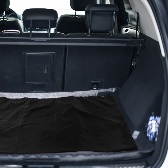 CRILSTYLEO Car Mat Trunk Pad For Car Black Cloth 1Pack