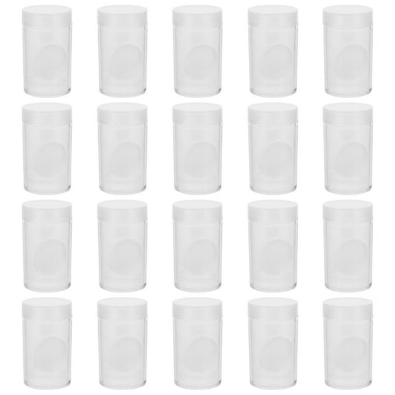 CRILSTYLEO Coin Storage Case 20Pcs for Coin Holders in 2.2x1.2x1.2in
