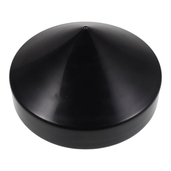 CRILSTYLEO Cone Style Boat Dock Post Cap Black PP for Stable Installation