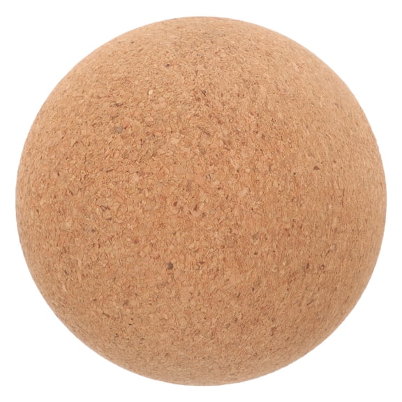 CRILSTYLEO Cork Roller Ball for Muscle Massage Back Neck and Feet with Smooth Surface Khaki