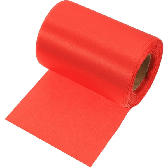 CRILSTYLEO 1 Roll of Red Craft Ribbon for Knitting Machine Compatible Projects with Polyester for Women