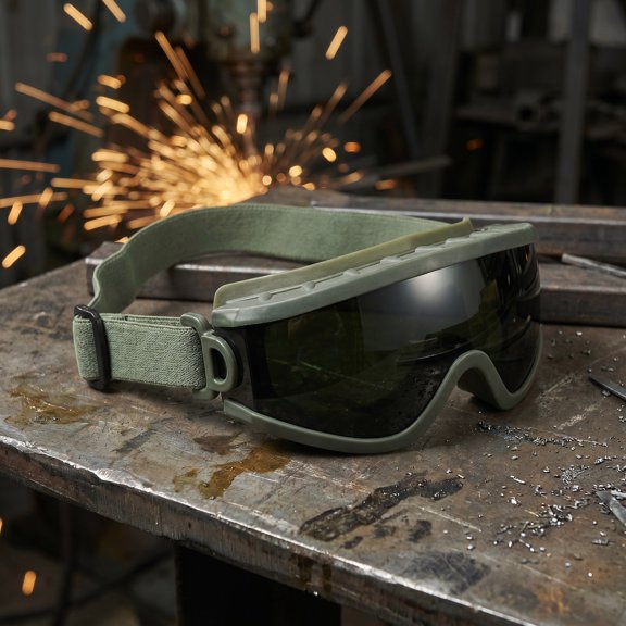 CRILSTYLEO Welding Goggles Green Polycarbonate Durable Comfortable Vision for Welding