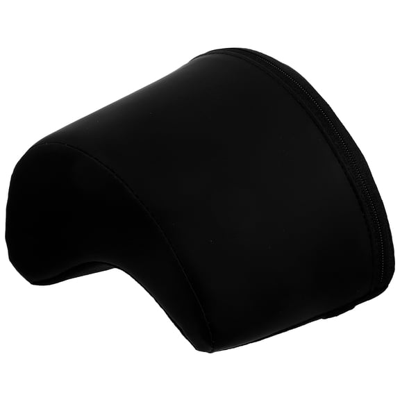 CRILSTYLEO Bass Guitar Pad with Contoured Shape and Zip Cover for Secure Leg Fit, Black Protective Accessory