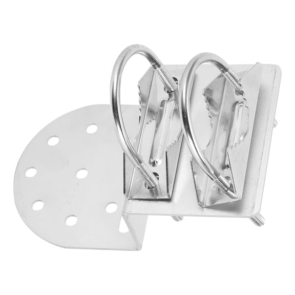 CRILSTYLEO Heavy Duty Outdoor Antenna Mounting Bracket with Iron U Clamp for Roof and Pole Installation
