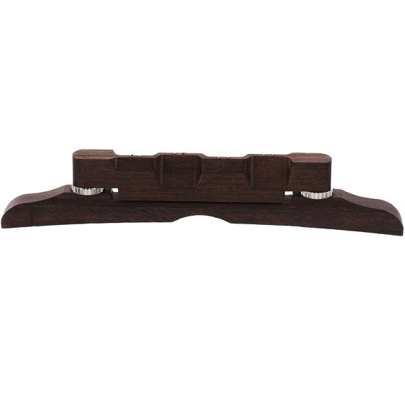 CRILSTYLEO Redwood Wooden Mandolin Bridge, Replacement Part Accessory for Mandolin Instrument, Multi-Color